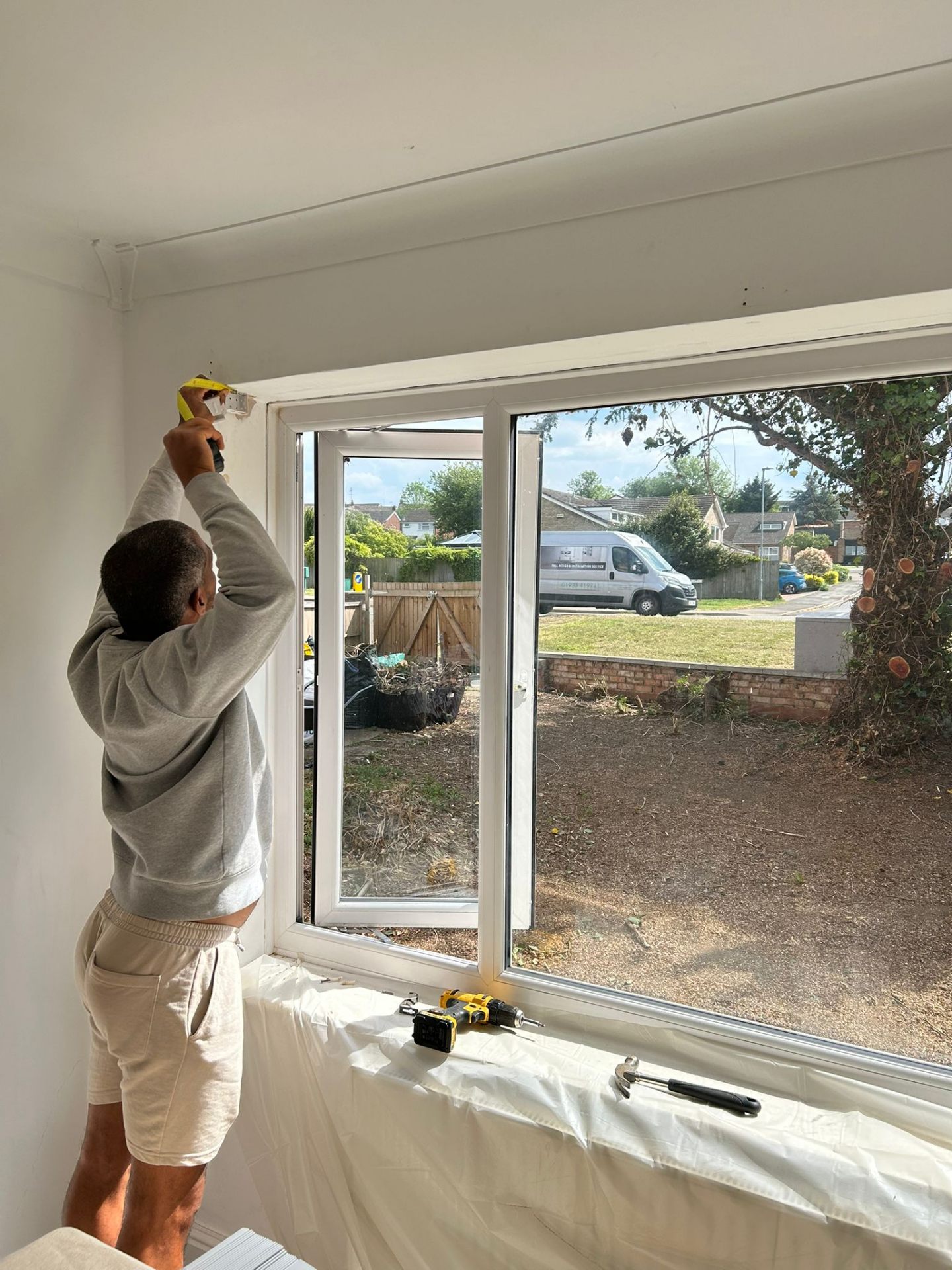 Handyman installation work in a Kempston home.